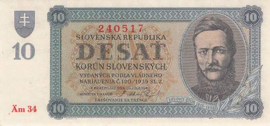 10 Korun 1943 p.6